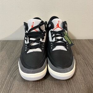 Air JordanRetro men’s 3-Style Black/Grey/White Casual Sneakers